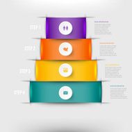 Modern infographics element N8