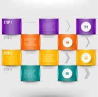 Modern infographics element N10
