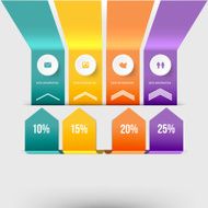 Modern infographics element N13