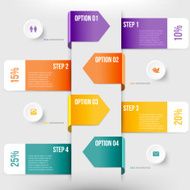 Modern infographics element N17