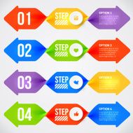 Modern infographics element N25