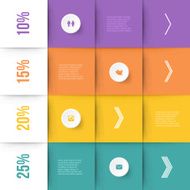 Modern infographics element N27