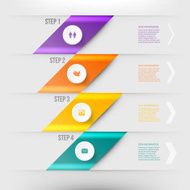 Modern infographics element N36