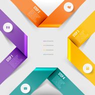 Modern infographics element N41