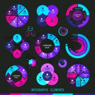 Big set of creative business infographic elements