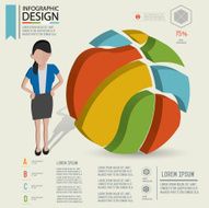 Basketball puzzle info graphic design and character clean vector