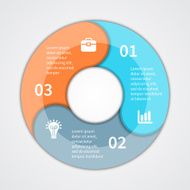 Modern vector info graphic for business project N102