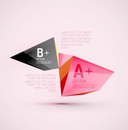 Geometric shapes in the air Vector abstract background N236