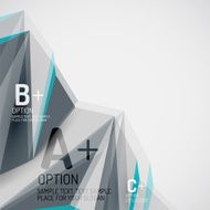Geometric shapes in the air Vector abstract background N240