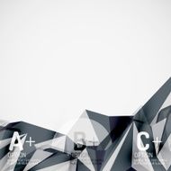Geometric shapes in the air Vector abstract background N242