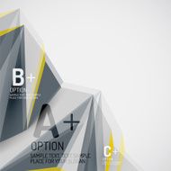 Geometric shapes in the air Vector abstract background N243