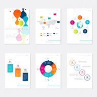 Set of Timeline Infographic Design Templates N9