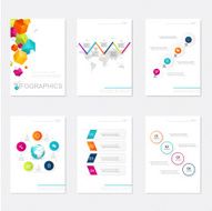 Set of Timeline Infographic Design Templates N10