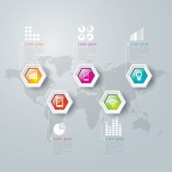Infographics vector design template N162