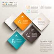 abstract 3d tag infographics N10