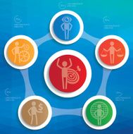 Human resource Info graphic design clean vector N2