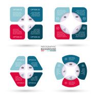 Vector circle elements for infographic N14