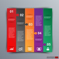 Infographics vector design template N163