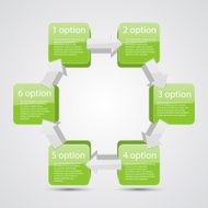 Modern vector info graphic for business project N103