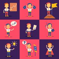 Set of businessman characters N6