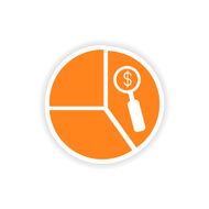 icon sticker realistic design on paper chart N3