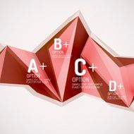 Geometric shapes in the air Vector abstract background N246
