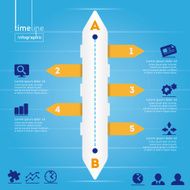 Business Infographic Timeline style