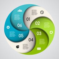 Modern vector template for your business project N100