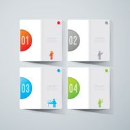 Infographics vector design template N164