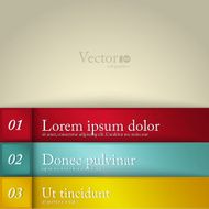 Abstract modern options template