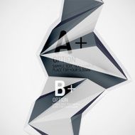 Geometric shapes in the air Vector abstract background N256