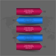 Vector lines arrows infographic N9