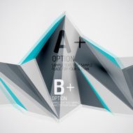 Geometric shapes in the air Vector abstract background N261