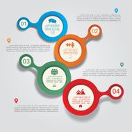 Infographic design template with elements and icons Vector N9