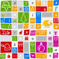 Christmas sticker infographic N19