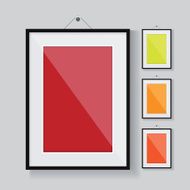 Vector frame empty N2