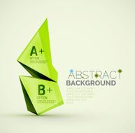 Geometric shapes with sample text Abstract template N202