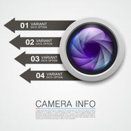 Camera info banner art creative