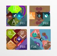 Set of abstract geometric shapes with options N54
