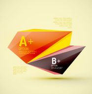 Geometric shapes in the air Vector abstract background N268