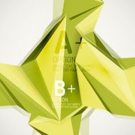 Geometric shapes in the air Vector abstract background N271