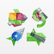 Paper graphics infographic web layouts N28