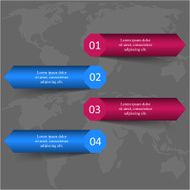 Vector lines arrows infographic N12