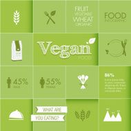 Food Infographic elements design vector N2