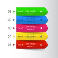 Vector lines arrows infographic N15