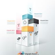 Modern infographics options banner N329