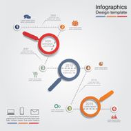 Infographic design template with elements and icons Vector N10