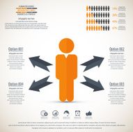 Business management strategy or human resource infographic N26