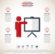 Business management strategy or human resource infographic N28