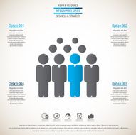 Business management strategy or human resource infographic N30